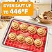 EuChoiz Silicone Baking Mat Roll 16IN*5FT Free Cutting, Non-Slip Pastry Mat, Non-Stick Reusable Air Fryer Liner, Oven Liners, Freeze Dryer Mat, Easily Cut to Size Fit All Ovens Pans Tins Dishes