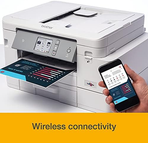 Brother MFC-J4540DW XL Wireless Colour Inkjet Printer | 4-in-1 (Print/Copy/Scan/Fax)| A4 | Photos | All-In-Box Bundle | UK Plug