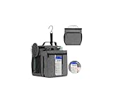 KUSOOFA Shower Caddy Portable Quick Dry Mesh Dorm Shower Bag Men Women 2 Compartment College Dorm Room Essentials for Guys Girls,Hanging Shower Organizer for Camping Gym,Gray