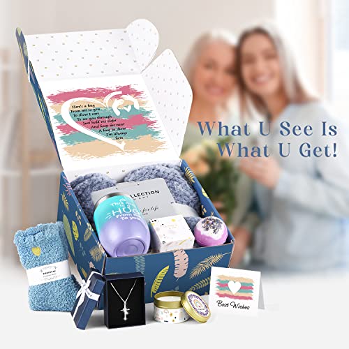 Get Well Soon Gifts For Women Care Package For Women Get Well Gift Basket With Flannel Throw Blankets #TOP1