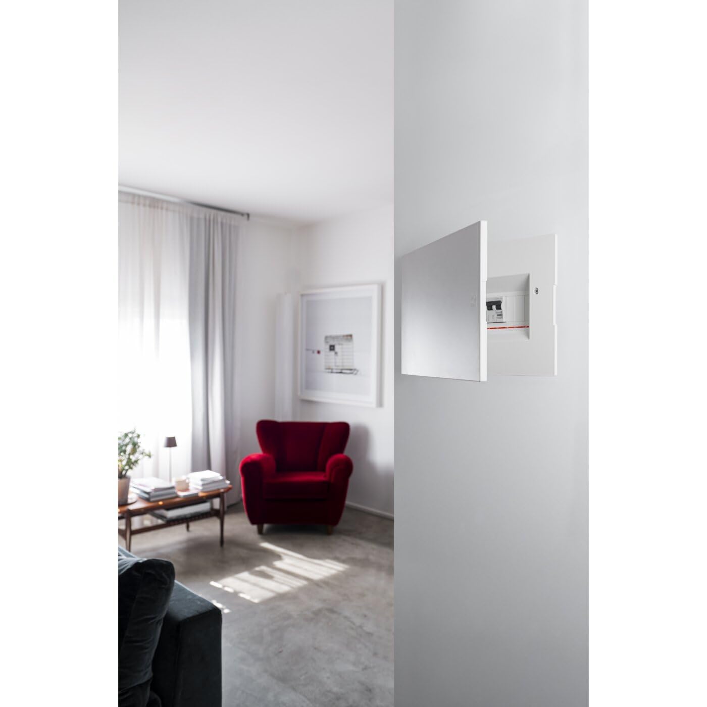 Centralino da Incasso per Cartongesso con Morsettiera – Quadro Elettrico 36 Moduli DIN (3x12), Ultrasottile 11 mm, Stile Moderno ed Elegante, IP40, Guida DIN, per Ristrutturazione Appartamenti, Bianco