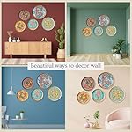 RITUALISTIC Madhubani Wall Plates for Home Decoration | Wall Decor Items for Living Room | Metal Wall décor | Gift Items for Unisex |Wall Art | Wall showpiece| Home Décor Gift Items | Set of 5 Plates - Image 4