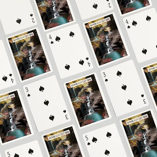 Baraja de cartas de póker tamaño estándar miniatura 4