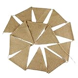 【Material】- hecho de arpillera de alta calidad, duradera y reutilizable