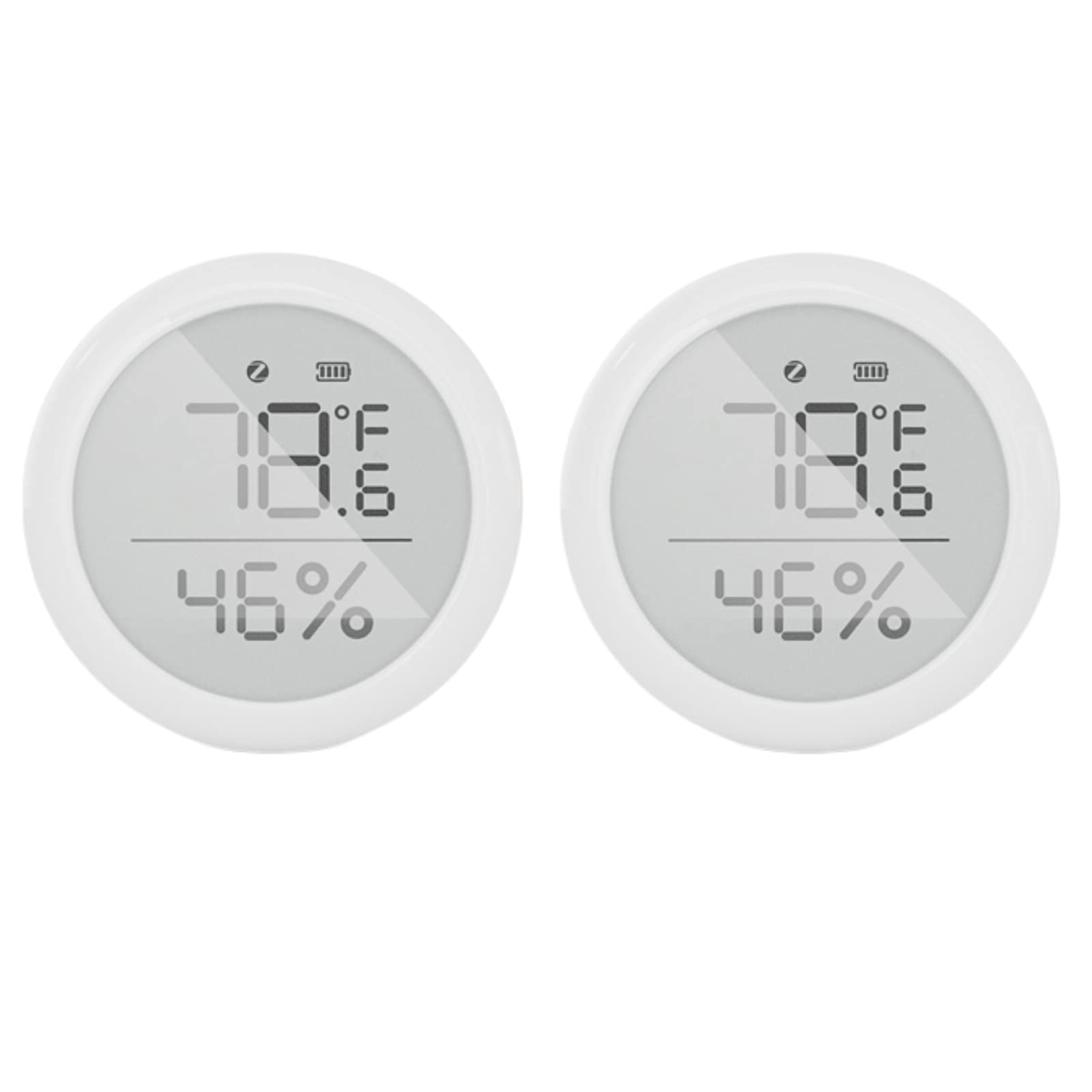 RANRAO ZigBee Smart Termometro Igrometro, Igrometro Digitale Misuratore di Umidità Temperatura Interna Controllo App Display LCD