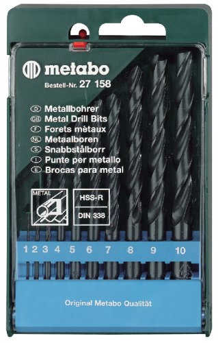 Preisvergleich Produktbild Metabo 627158000 HSS-R-Bohrerkassette 10-teilig