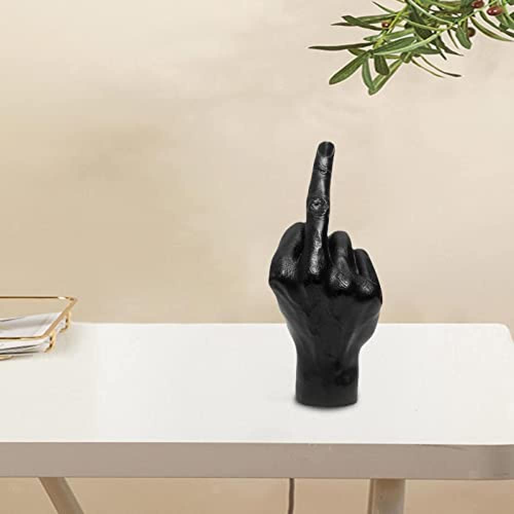 „OK“-Geste Skulptur Aus Harz – 15,2x10,2 Cm, Bronzefarben, Deko Für Zuhause
