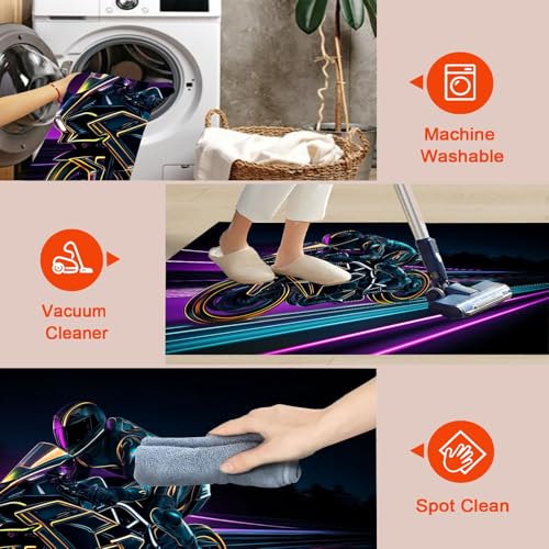 Tapis de sol moderne doux et lavable pour sécuriser une chambre - 7