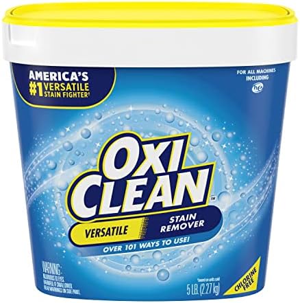 OxiClean Versatile Stain Remover Powder, Laundry Stain Remover for Clothes and Home, 5 Lbs