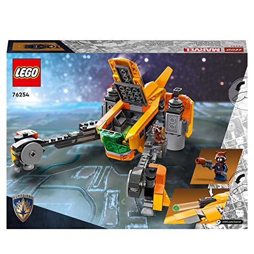 Marvel Astronave di Baby Rocket, Giochi per Bambini e Bambine da 8 Anni in su con Minifigure del Personaggio Giocattolo da Costruire del Supereroe dei Guardiani della Galassia Volume 3 76254 - Lego - Immagine 9