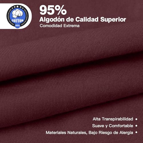 Calzoncillos bóxer hombre de algodón con corte anti-roce y ajuste cómodo 4