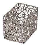 De celulosa Wenko Cesta de baño Curly taupe - cesta para el baño, Celulosa, 15 x 11 x 10.5 cm, Taupe