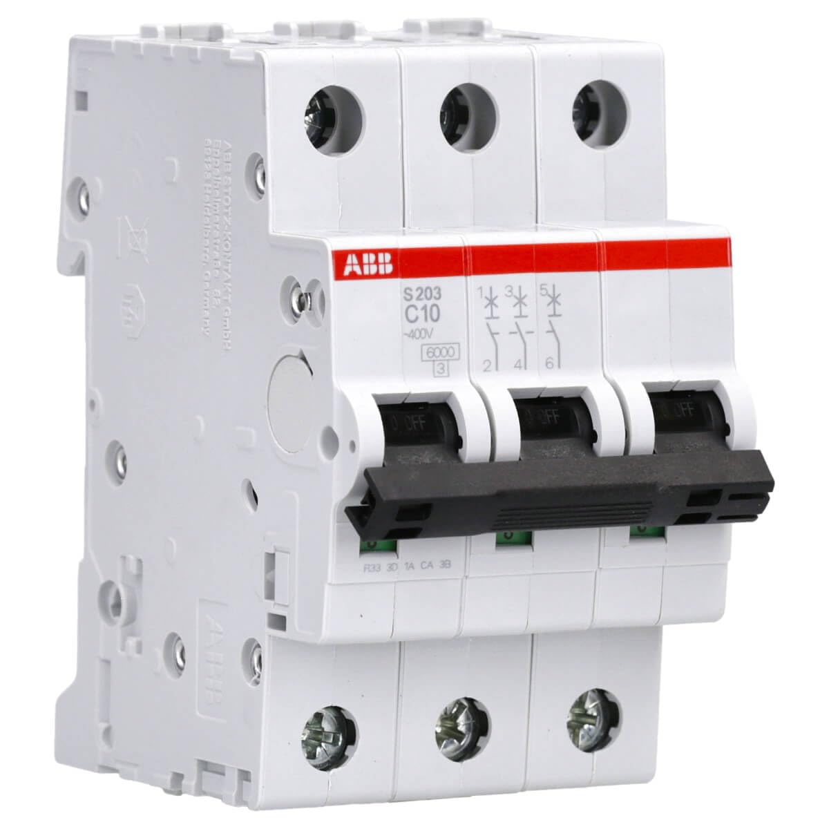 ABB 2CDS253001R0104 S203-C10 Sicherungsautomat Leitungsschutzschalter 1STK