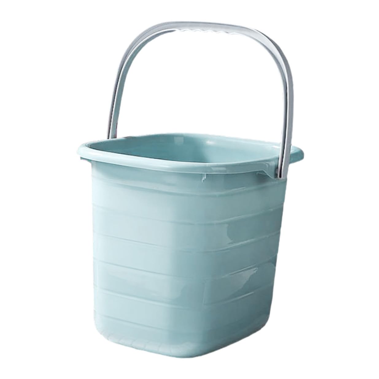 Secchio in Plastica Piccolo Manico, Secchio Multiuso | Uso Domestico e Lavanderia, per Giardinaggio e Stalle, Adatto a Piante da Giardino e Sabbia