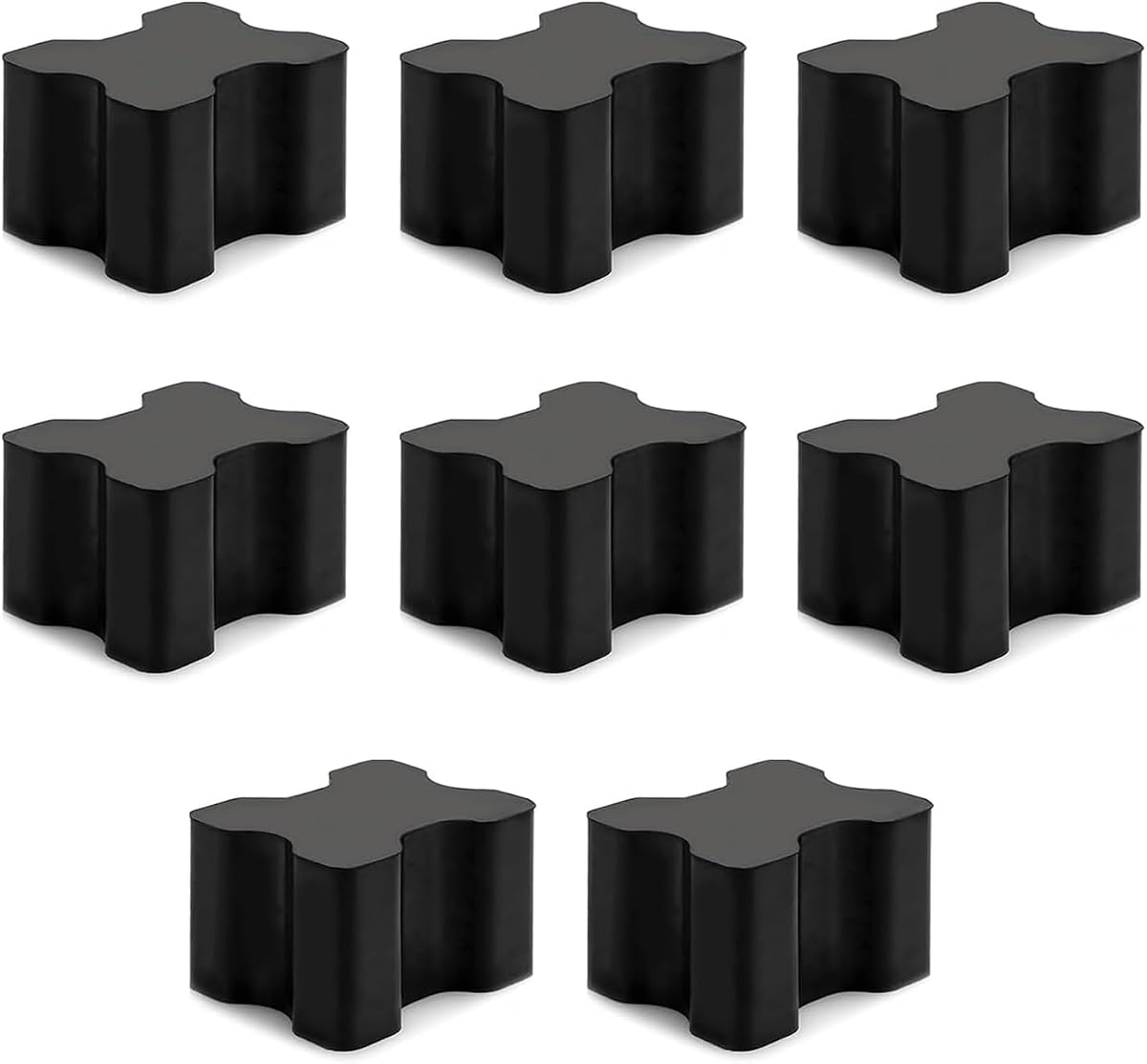 Coil Spring Spacer Kit, Heavy Duty Rubber Coil Spring Booster Kit, for 1" to 1.5" Coil Spring Lift, 8 Pcs