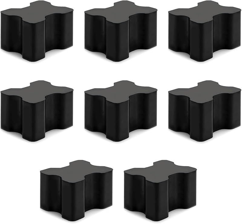Coil Spring Spacer Kit, Heavy Duty Rubber Coil Spring Booster Kit, for 1" to 1.5" Coil Spring Lift, 8 Pcs