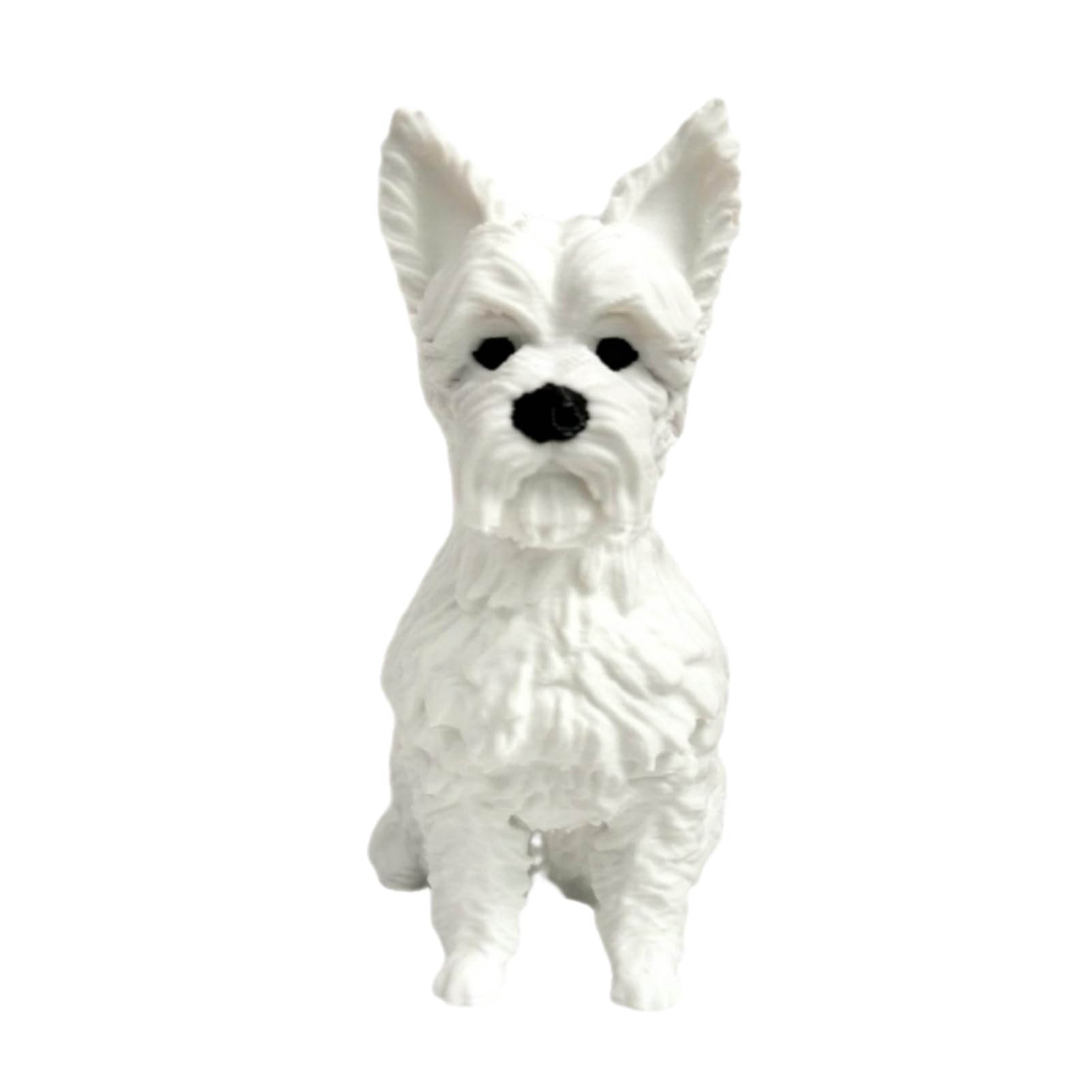 Glifora Hunting Dog Statue - Realistic Cute Puppy Figurine for Desk and Shelf Decor, 3D Printed Craft Ornament for Home Office, Pet Lover Gift