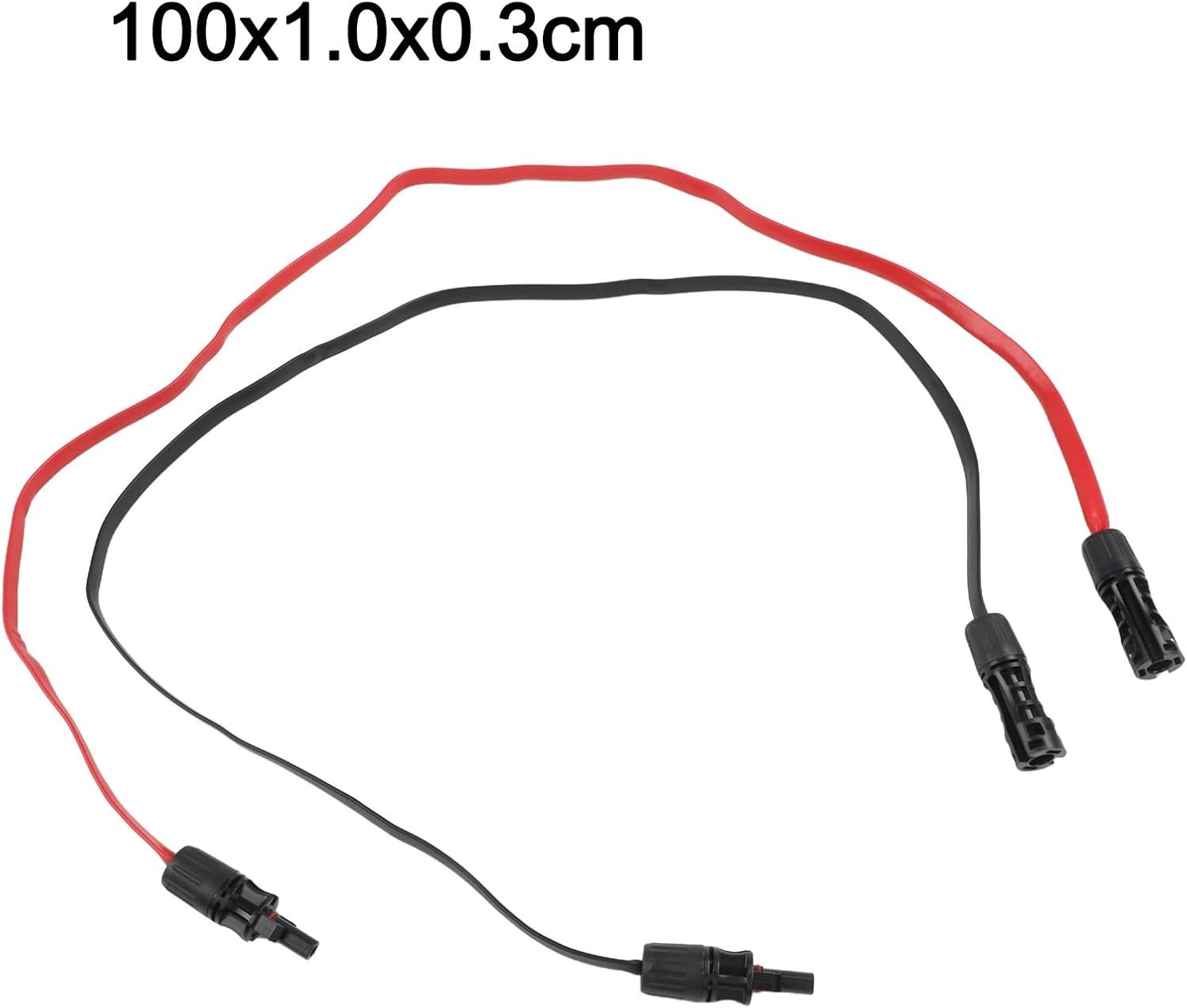 100cm Solar Photovoltaic Cable Set with Connectors for Seamless Installation Through Casement Openings