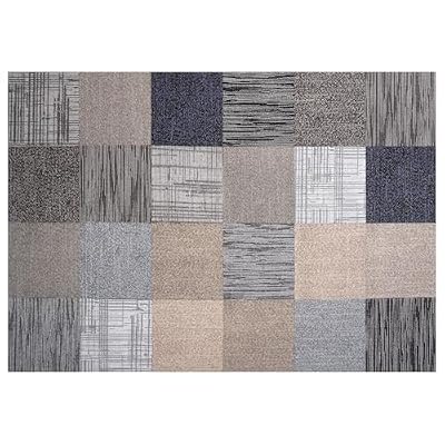 VEVOR Carpet Tiles Reusable 20x20 inch, 24 PCS Modular Carpet Square Rug, Commercial Floor Soft Padded for Seamless Cover 66.6sq.ft, Easy DIY Replacement for Living Room Bedroom Indoor,Multicolor