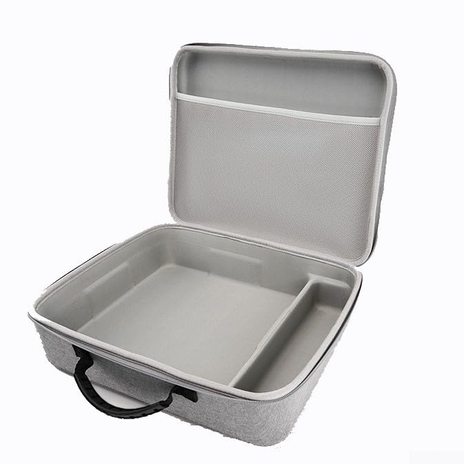 Funda rígida de transporte de EVA para aspiradora robot Ecovacs W2S Plus, caja de almacenamiento a prueba de golpes con organizador para accesorios, carcasa protectora de viaje