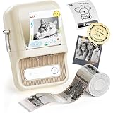 NIIMBOT B21Pro サーマルプリンター スマホ対応 ラベルライター 感熱ラベルメーカー Bluetooth接続 値札プリンター 小型 使いやすい 300DPI高精細印刷 用紙自動戻し AndroidとIOS対応 USB充電式 写真アルバム/手帳/メモ/買い物リスト/学習ノートに適用 専用アプリ ロール紙1個付き 日本語取扱説明書付き ホワイト