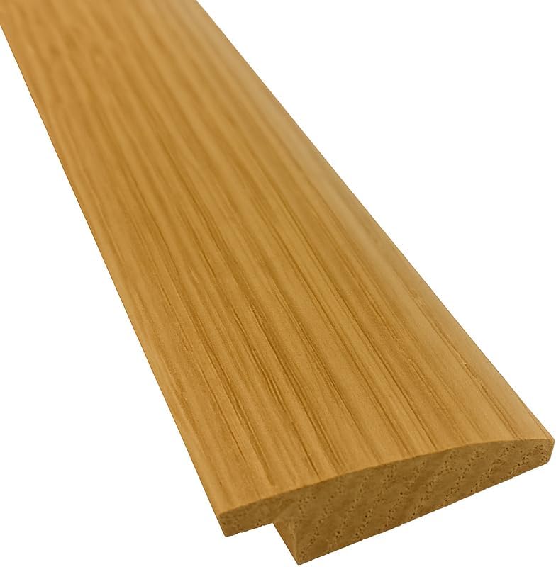 1 3/8" Wide Oak Overlap Transition Strip with 1/4" High Overlap (6 FT)