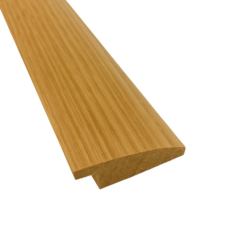 1 3/8" Wide Oak Overlap Transition Strip with 1/4" High Overlap (6 FT)
