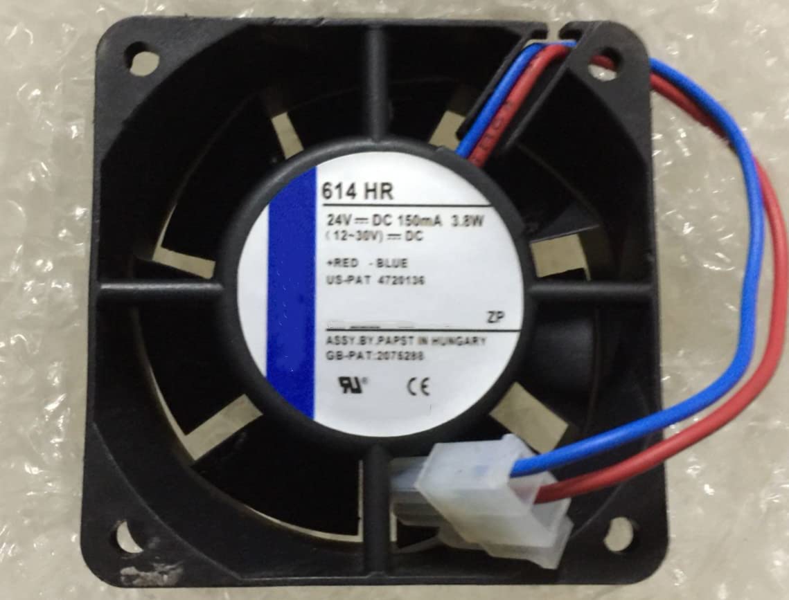for 614 HR 24V 150MA 3.8W 60X60X25MM 2-Wire Cooling Fan