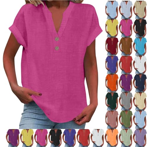 Oversized Linen Cotton Tunic Blouse