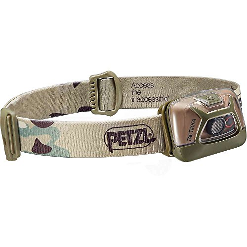 PETZL - TACTIKKA Headlamp, 200 lumens, Ultra-Compact Headlamp