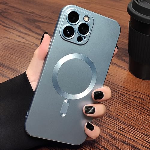 Étui de protection d'objectif pour iPhone 12 Pro Max coque chic bleu sierra