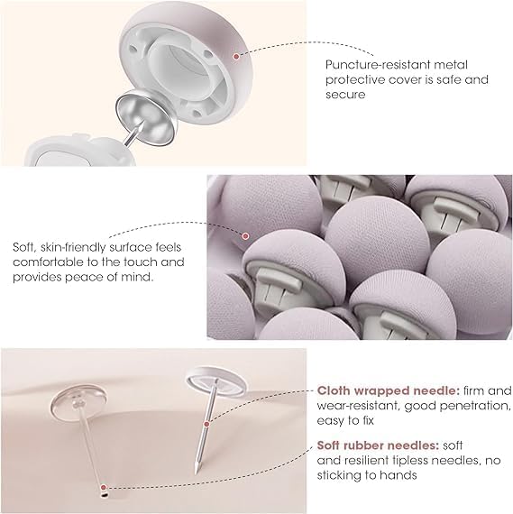 Kolorful Blanket & Sheet Quilt Fixing Duvet Clips Mushroom Round Shape Duvet Cover Pins and Buttons,Bedroom Holder Pins Easy Install Clips for Bed Sheets,Blankets,Cushions,Curtains (Grey, Set of 16) 1