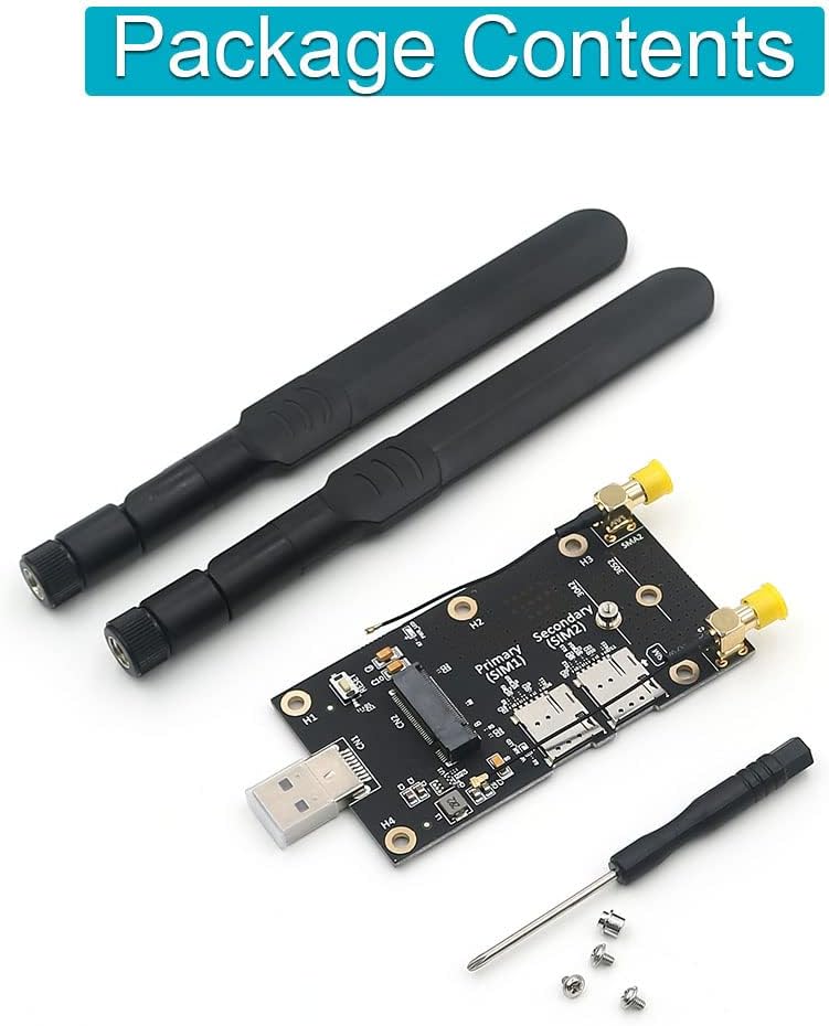 NGFF(M.2) to USB 3.0 Adapter with Dual Nano SIM Card Slot