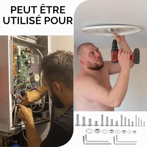 1430 Pcs Vis M2 M3 M4 M5 et Écrous,Vis à Tête Ronde Boulons et Écrous Set – vue 4