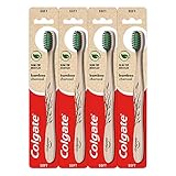 Sin plástico: cepillos de dientes de bambú de fuentes sostenibles, con embalaje de cartón totalmente reciclable, ideal para reducir la huella de plástico