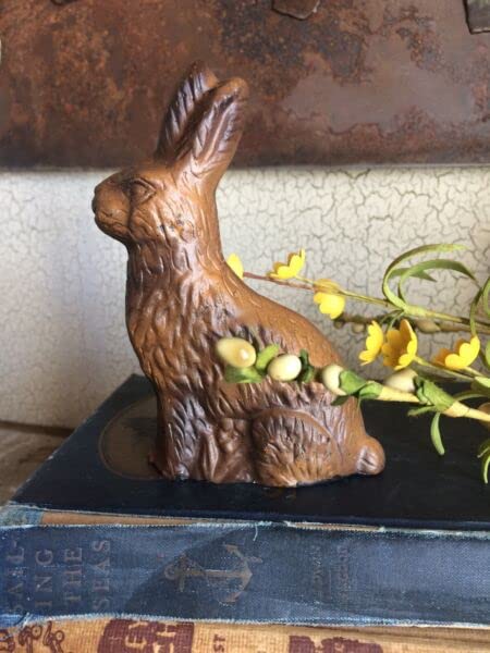 Primitive-Chocolate-Bunny-Rabbit-Resin-Mold-Figurine-5-for-Party-Decorations-Craft-Holiday-Home-and-Christmas-Decor Primitive Chocolate Bunny Rabbit Resin Mold Figurine 5 for Party Decorations Craft Holiday Home and Christmas Decor