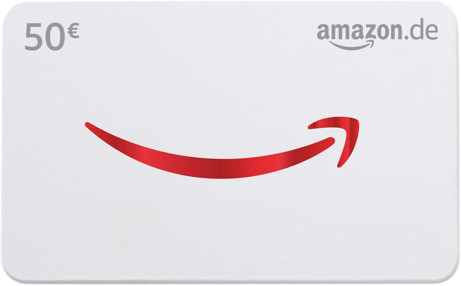 Amazon.de 50€ Gutschein im 10er Multi-Pack (Geschenkkuvert Rot und Gold)