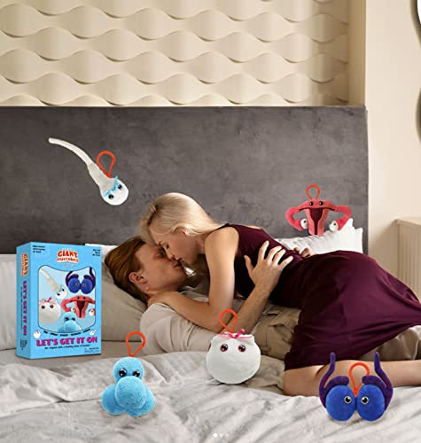 Giantmicrobes Let’s Get It On Themed Gift Box – Learn About The Reproductive System With Set Of 3” Cells, Unique Gift For Friends, Students, Scientists, Educators, Anyone With A Healthy Sense Of Humor #TOP2