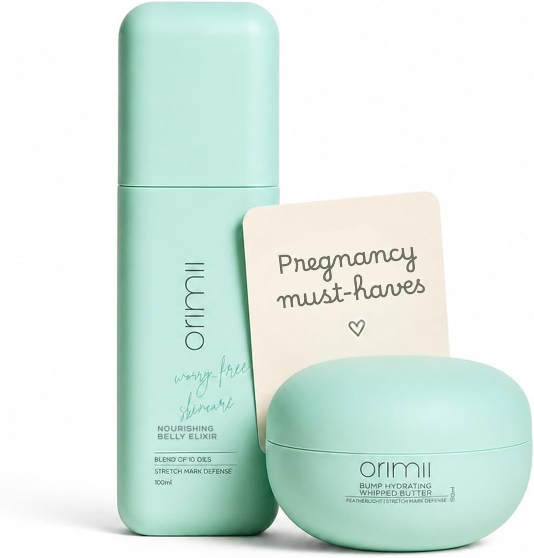 Happy Belly Stretch Marks Removal & Defence Regime For New & Expecting Mothers | Bump Body Butter & Belly Oil Combo For Hydration & Moisturization | Essential Combo For New Moms