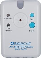 Vista 6 de Patient Aid Alarma Avanzada de Cama y Suelo para Monitoreo de Ancianos - Almohadilla Inferior de 10" x 30" con Sensor de Movimiento para Alarma