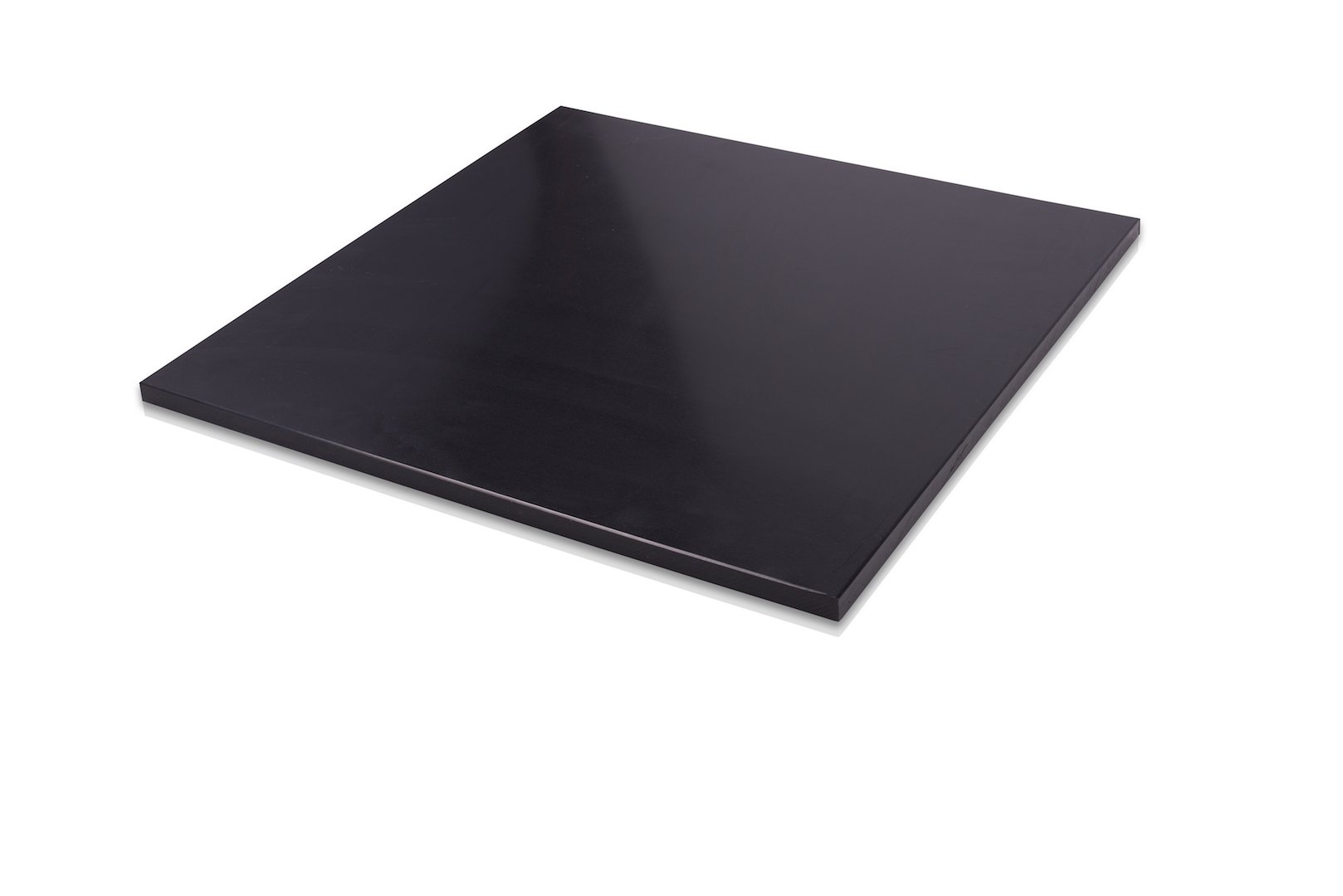 HDPE (High Density Polyethylene) Plastic Sheet 1/4" x 4" x 8” Black Color (Pack of 5 Pieces)