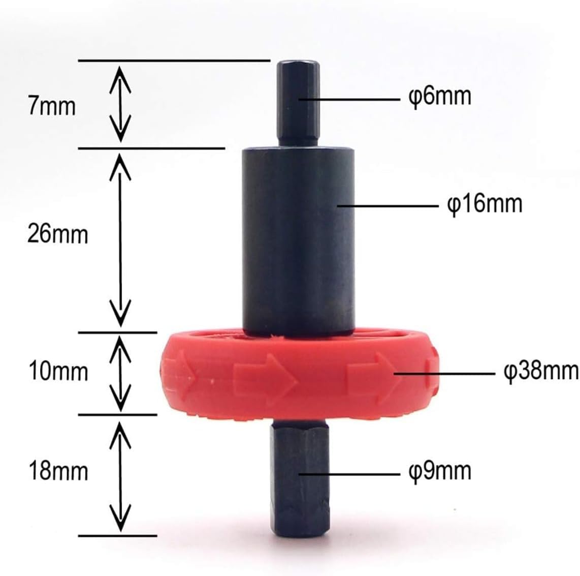 Tiiyee Jump Start Electric Engine Drill Bit Adapter, Mower Jump Starter Adapter Compatible with Electric Start Capable Handheld Power Equipment Replacement for Cultivator String Trimmers Leaf Blowers