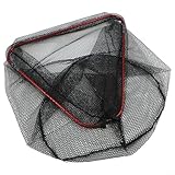 Red de aterrizaje de peces con puerto de tornillo de 8 mm, marco de aleación de aluminio ligero para mayor resistencia y estabilidad durante el uso (grande 50 cm)