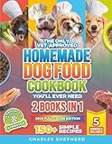The Only Vet-Approved Homemade Dog Food Cookbook You’ll Ever Need [2 Books In 1]: 150+ Simple, Allergy-Friendly Recipes for All Sizes and Ages That ... Thousands on Vet Bills (Healthy Canine Books)