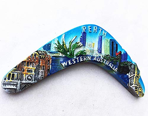 MUYU Magnete Frigorifero 3D Sydney - Souvenir Australia, Timone, Resina Fatta A Mano 8x8 Cm