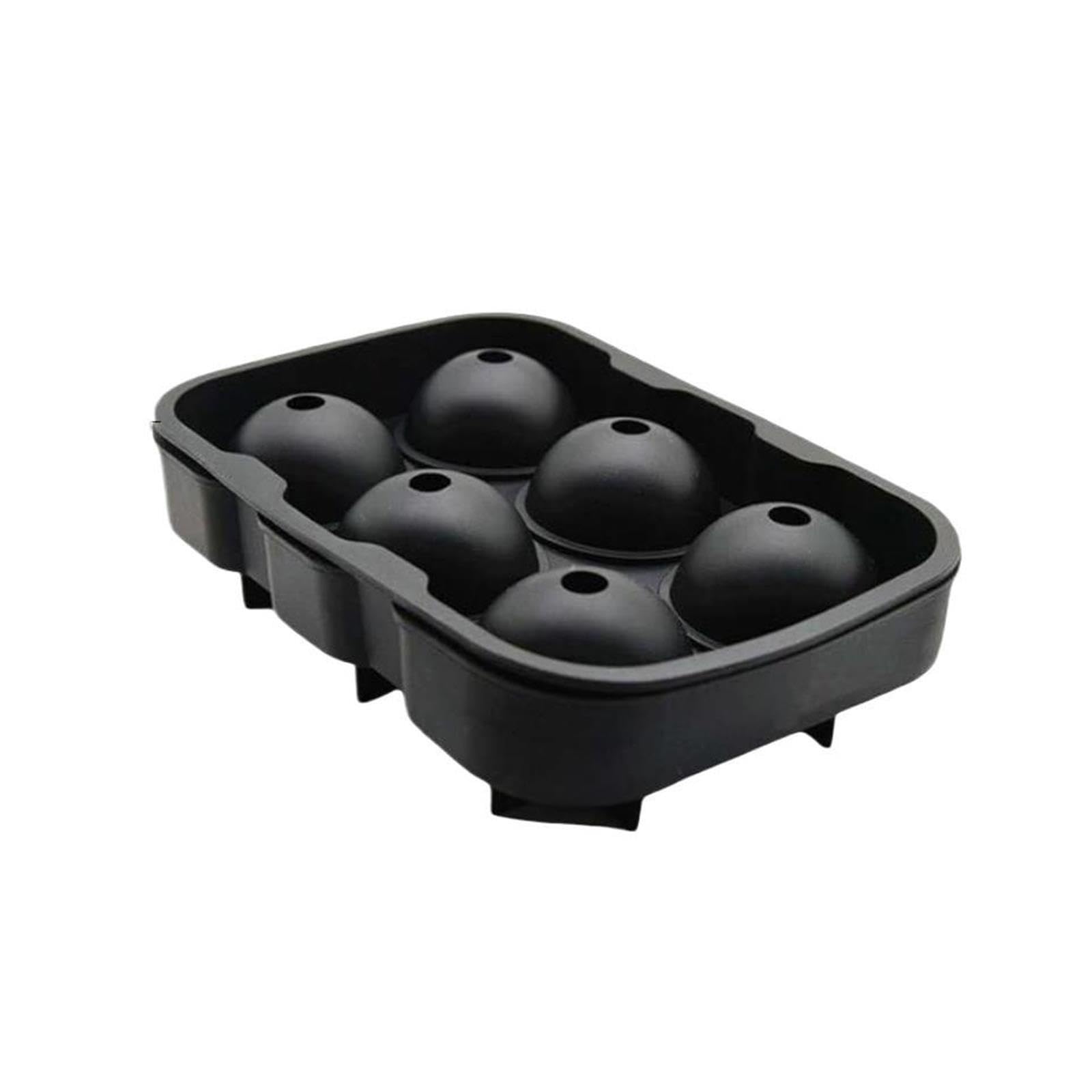 Stampi for cubetti di ghiaccio in silicone con coperchi, vassoio grande