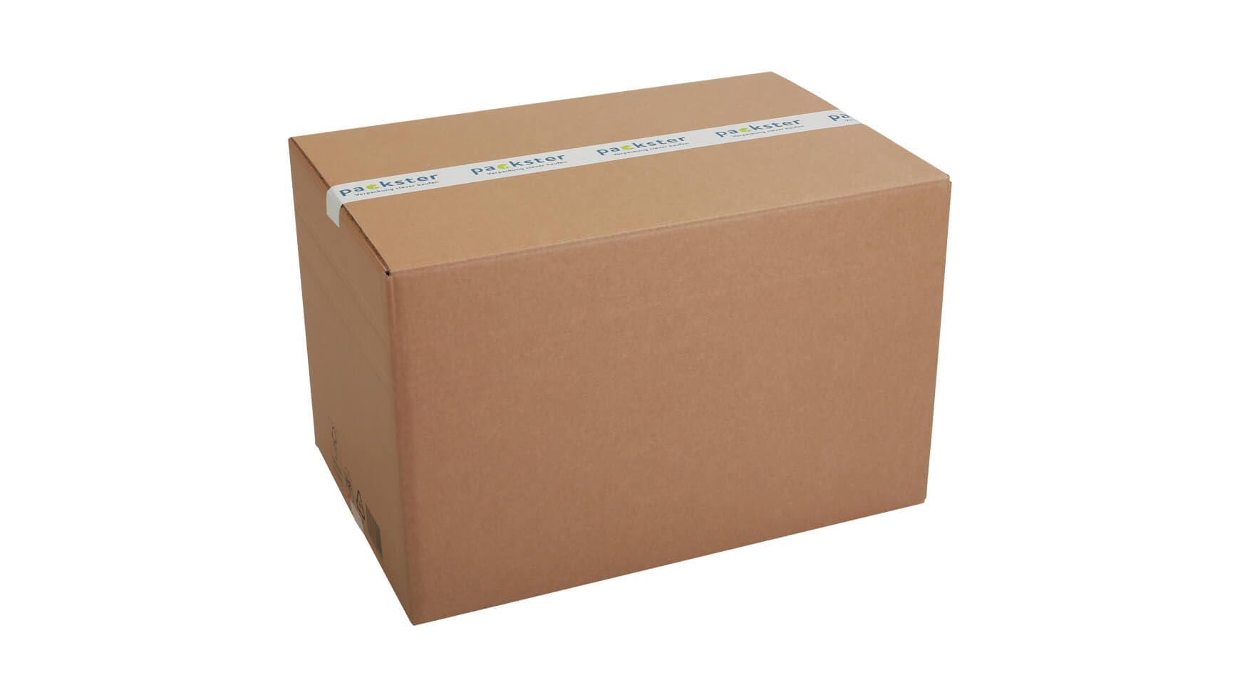 50x Versandkarton Faltkarton mit Höhenriller DHL Paket L 600 x 400 x 400 mm Braun