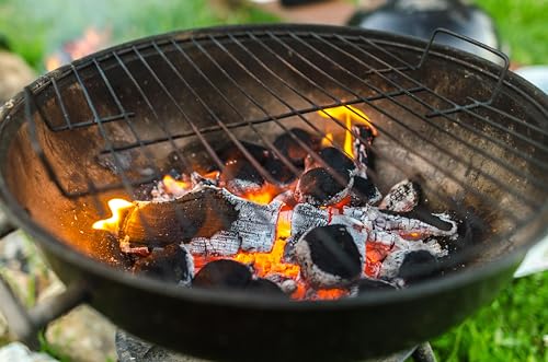Image of Eco-Friendly Natural Wood Charcoal Cooking Coal for Smoking Food Barbeque-Grilling-Cooking-Broiling-Long Burning Coal for Home,Kitchen & Garden (1kg)