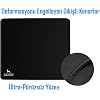 Black Deer Gaming Mouse Pad, Mouse Pad, Edge Stitched, Anti-Slip Base, Office Type, Smooth Surface, Desk Pad (30x25 S)