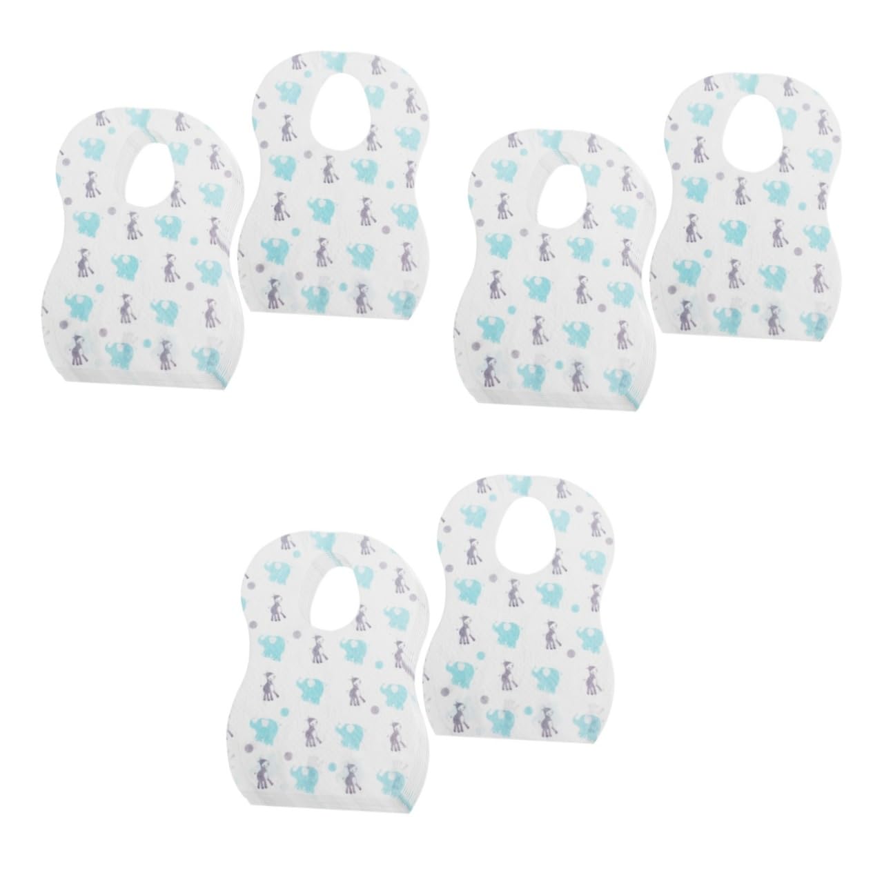 Abaodam 60 Pz Bavaglini Impermeabili Elementi Essenziali Del Bambino Bavaglini Per Pranzare Grembiule Da Mangiare Per Bambini Bavaglino a Bandana Per Adulti Bianca